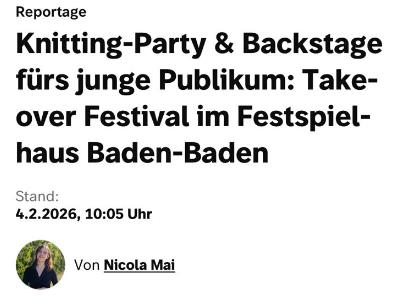 SWR Kultur Beitrag: Takeover Festival